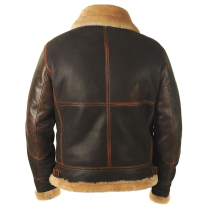 Steve | Premium Leather Pilot Jacket