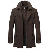 Men’s Button-Down 2-Piece Winter Coat