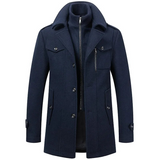 Men’s Button-Down 2-Piece Winter Coat