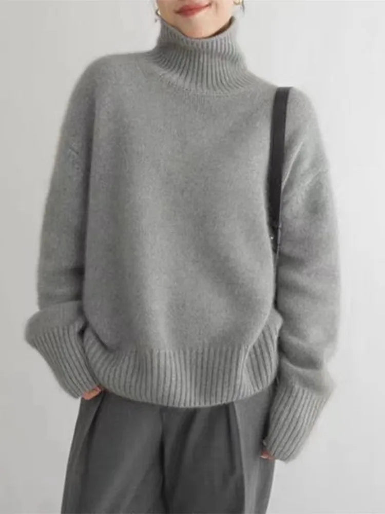 Anna | Cashmere Turtleneck