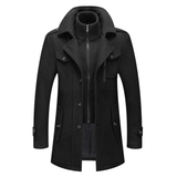 Men’s Button-Down 2-Piece Winter Coat