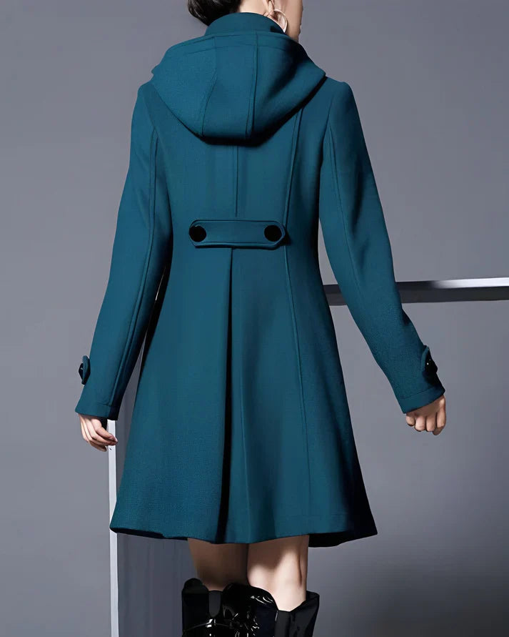 Maddy | Premium Hooded Wool Coat